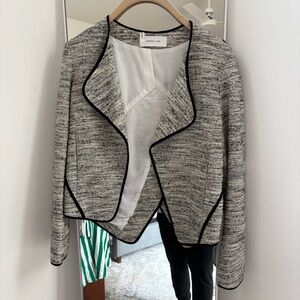 Derek Lam Gray Open Front Women's Jacket